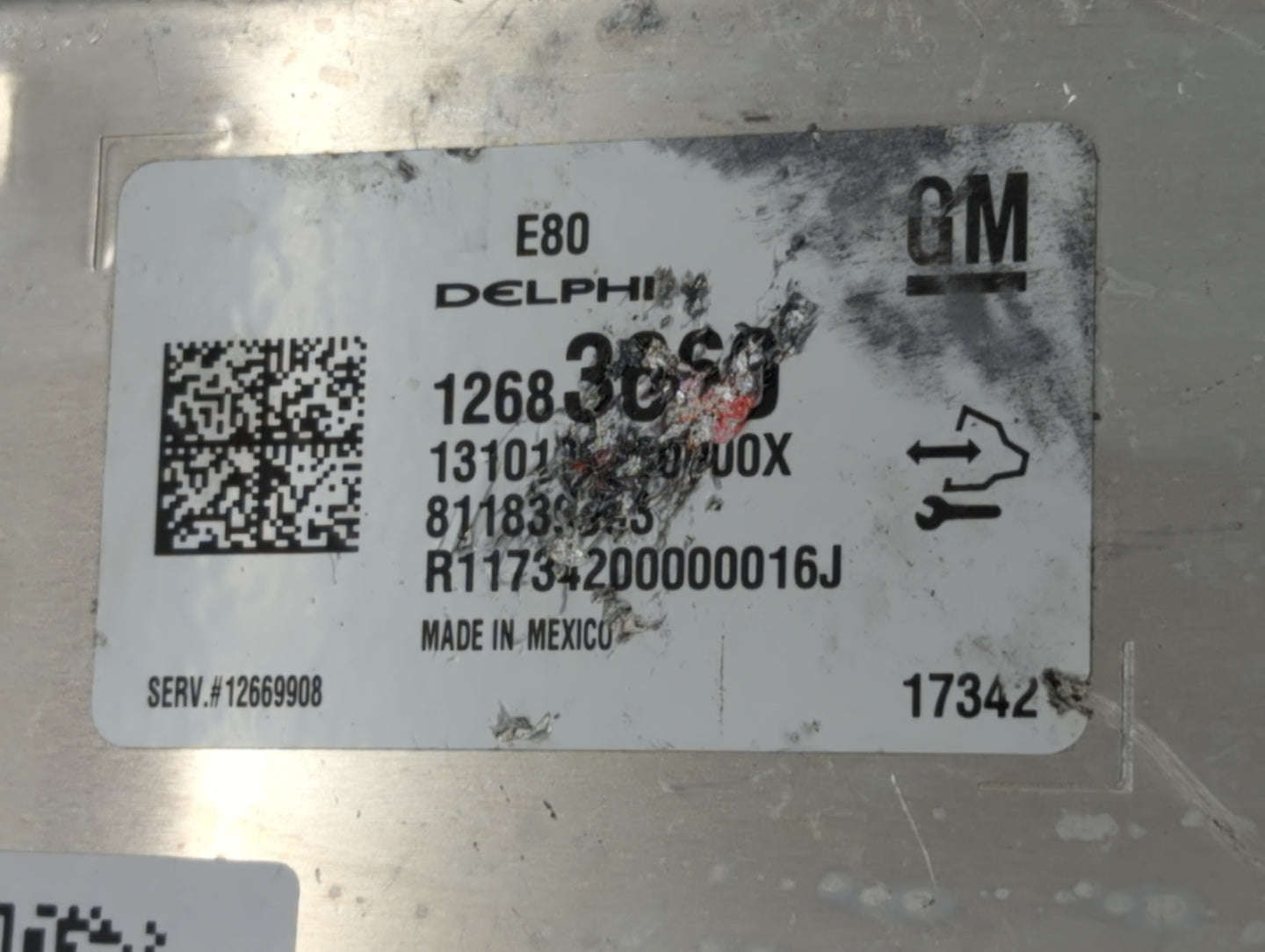 2018-2020 Gmc Terrain PCM Engine Control Computer ECU ECM PCU OEM P/N:12669908 12676683 Fits Fits 2017 2018 2019 2020 2021 2