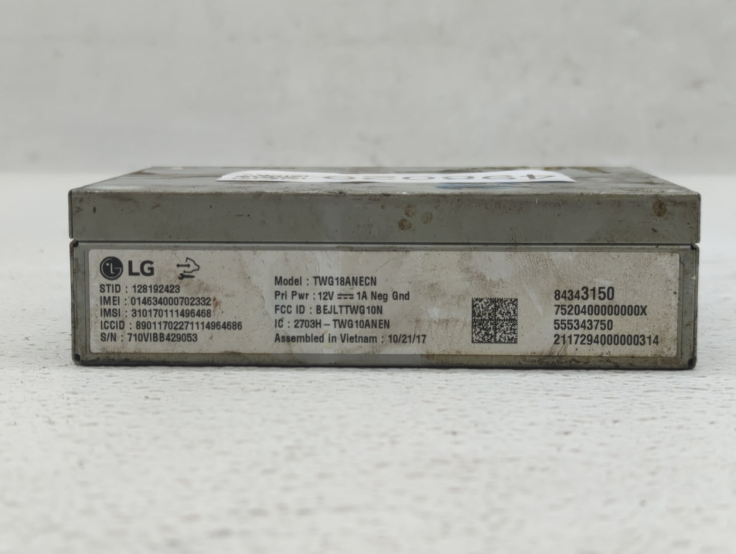 2018 Gmc Terrain Bluetooth Phone Communication Control Module Ccm Oem - Oemusedautoparts1.com