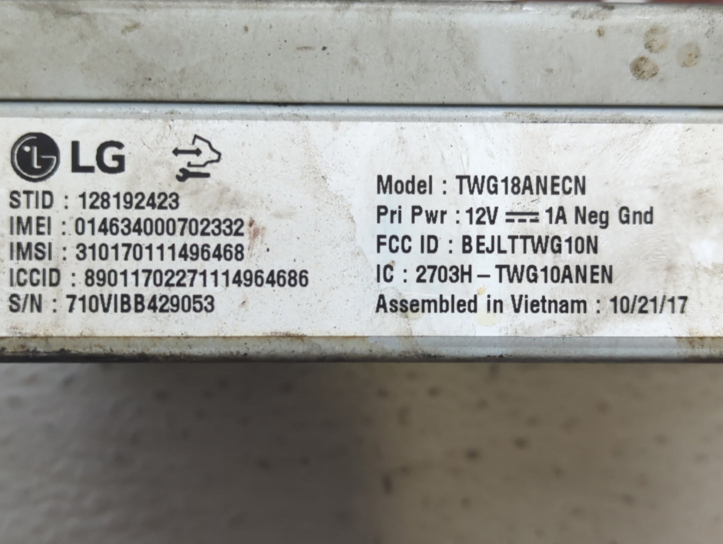 2018 Gmc Terrain Bluetooth Phone Communication Control Module Ccm Oem - Oemusedautoparts1.com