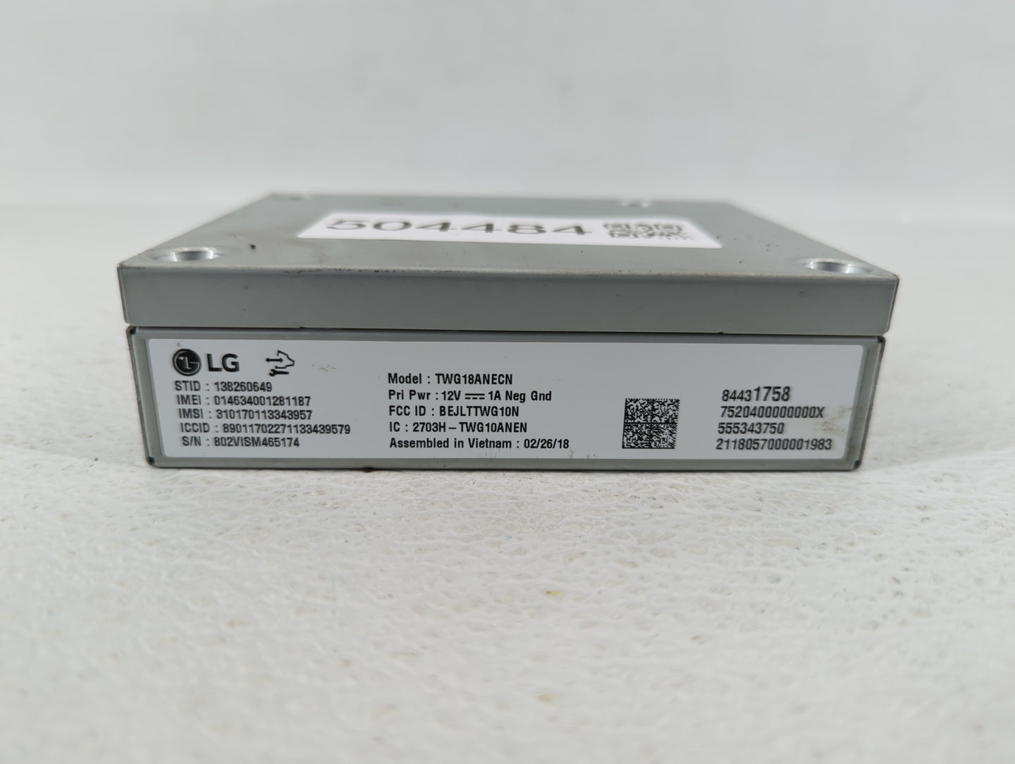 2018-2019 Gmc Terrain Chassis Control Module Ccm Bcm Body Control - Oemusedautoparts1.com