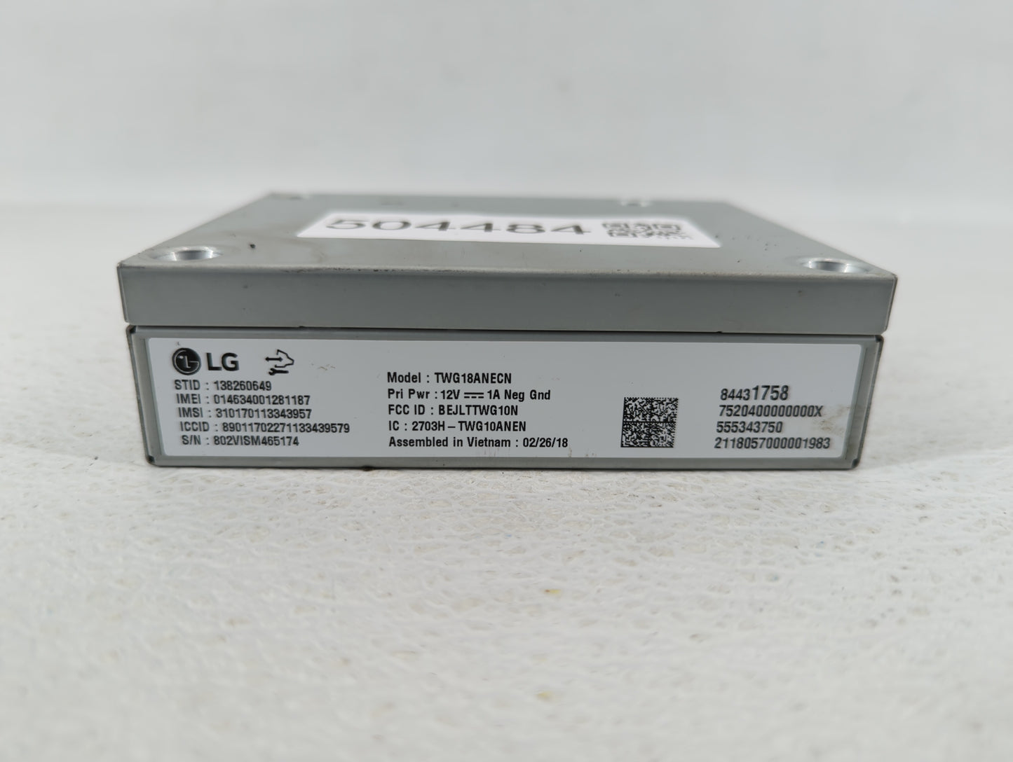2018-2019 Gmc Terrain Chassis Control Module Ccm Bcm Body Control - Oemusedautoparts1.com