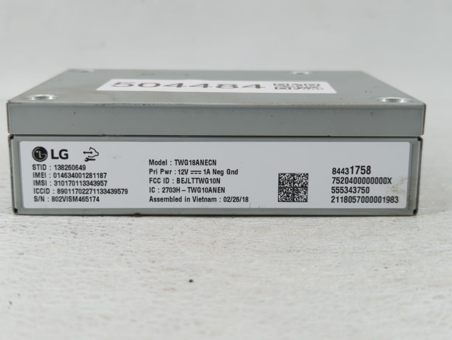 2018-2019 Gmc Terrain Chassis Control Module Ccm Bcm Body Control - Oemusedautoparts1.com