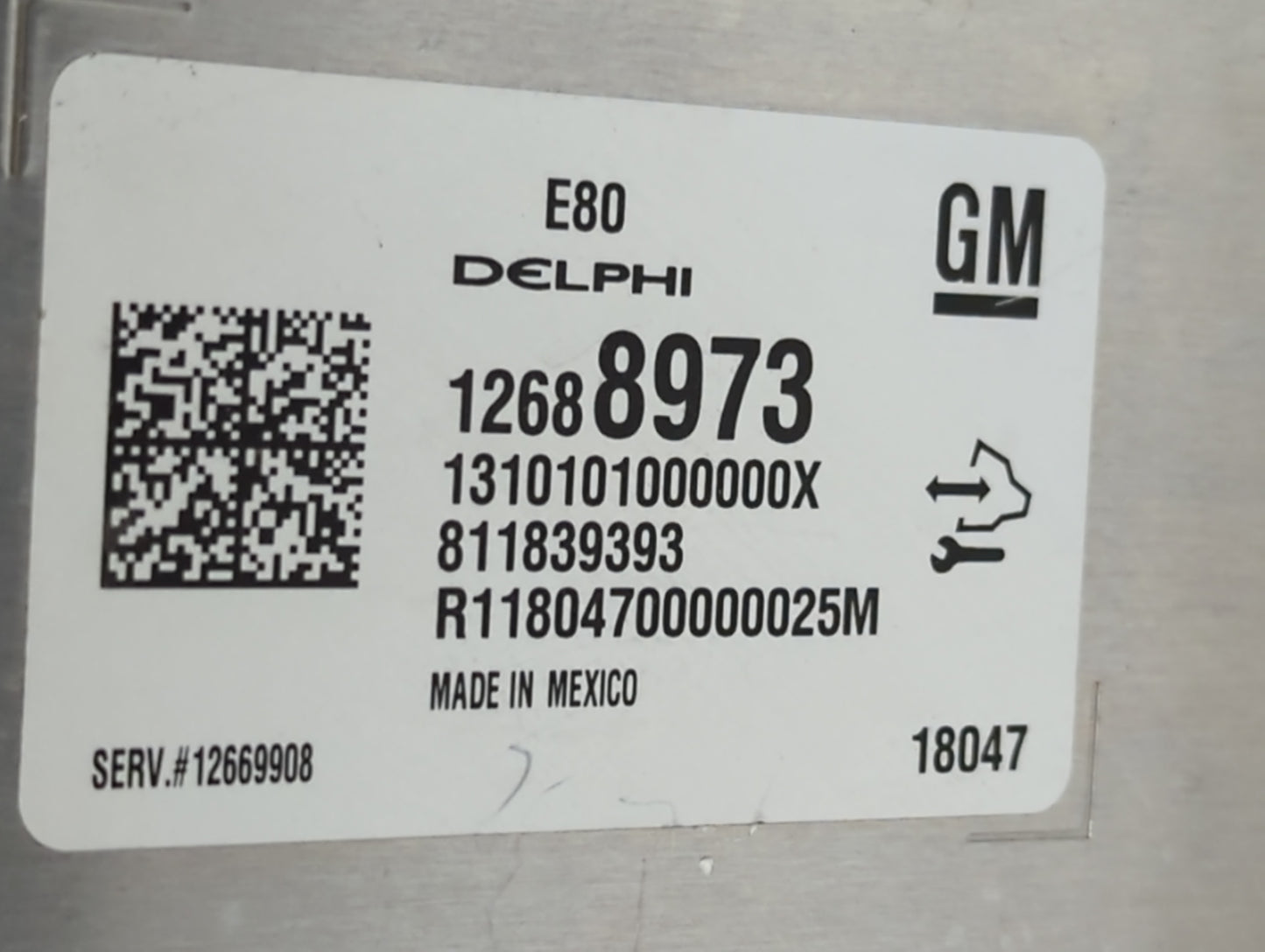 2018-2020 Gmc Terrain PCM Engine Control Computer ECU ECM PCU OEM P/N:12688973 Fits Fits 2017 2018 2019 2020 2021 2022 OEM U