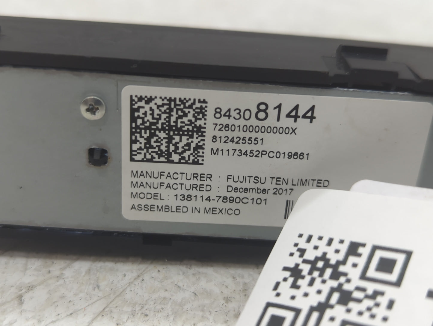 2018-2021 Gmc Terrain Radio Control Panel 643454 - Oemusedautoparts1.com