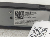 2018-2021 Gmc Terrain Radio Control Panel 643454 - Oemusedautoparts1.com