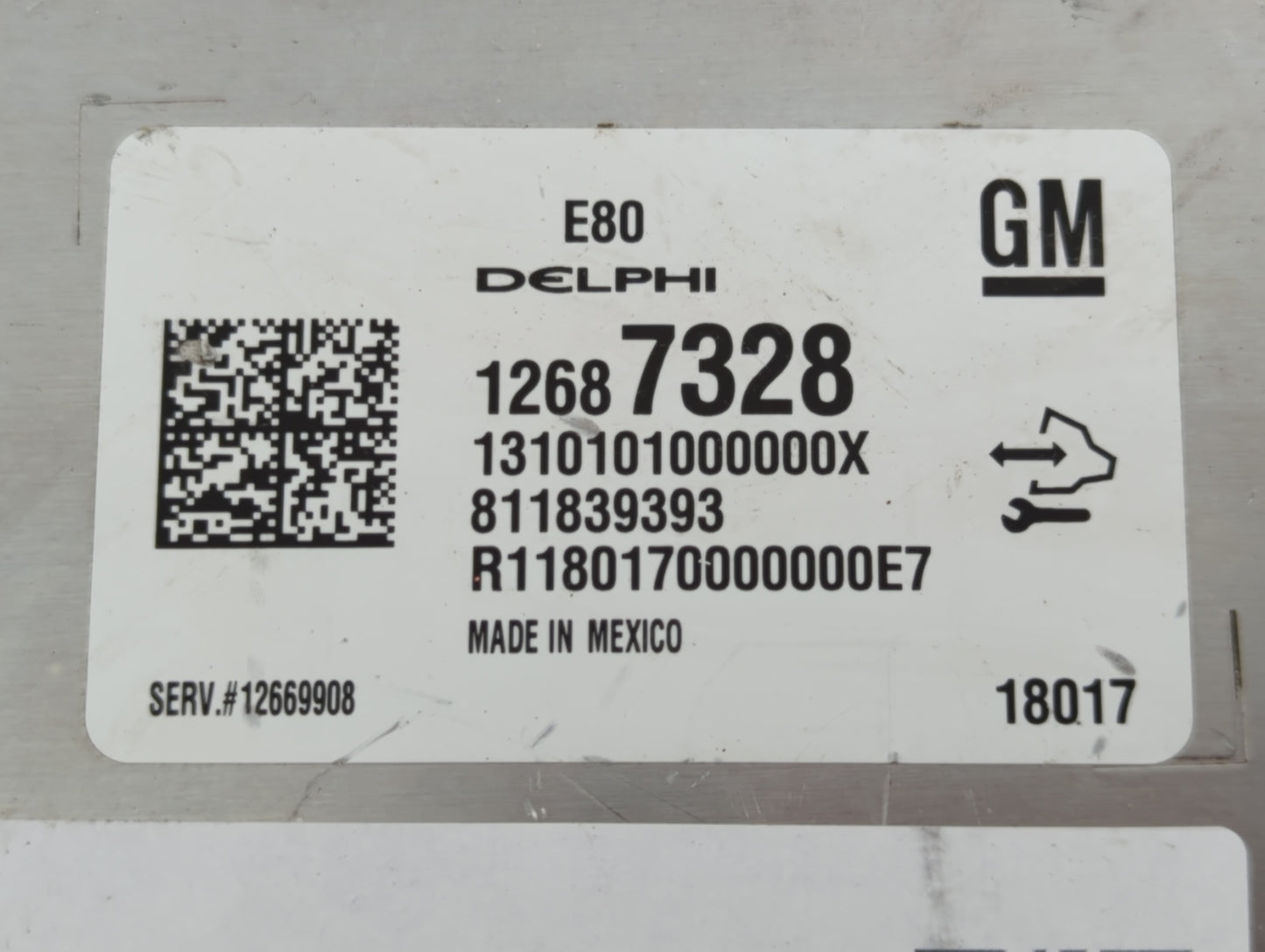 2018-2020 Gmc Terrain PCM Engine Control Computer ECU ECM PCU OEM P/N:12687328 Fits Fits 2017 2018 2019 2020 2021 2022 OEM U