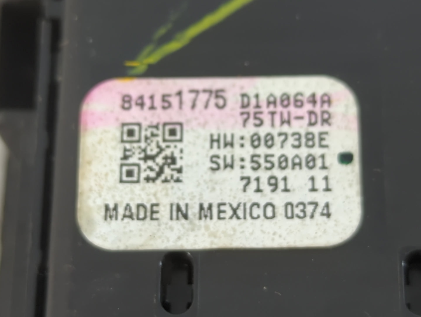 2018 Gmc Terrain Master Power Window Switch Replacement Driver Side Left P/N:84151775 Fits Fits 2016 2017 2019 2020 2021 202