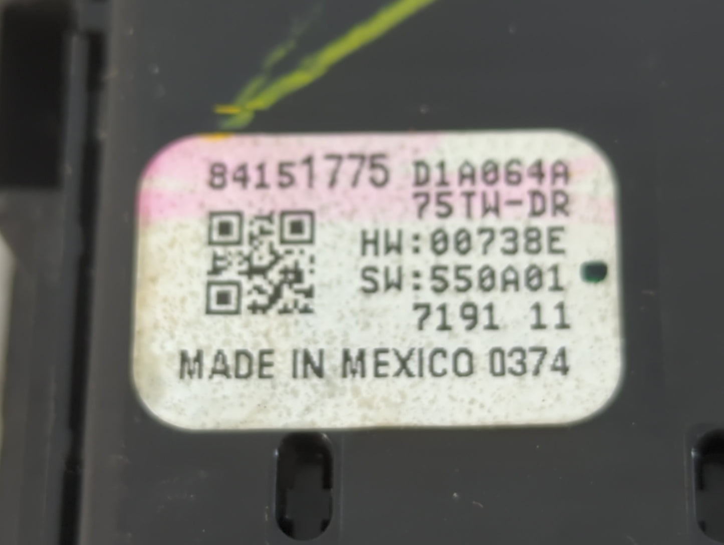 2018 Gmc Terrain Master Power Window Switch Replacement Driver Side Left P/N:84151775 Fits Fits 2016 2017 2019 2020 2021 202