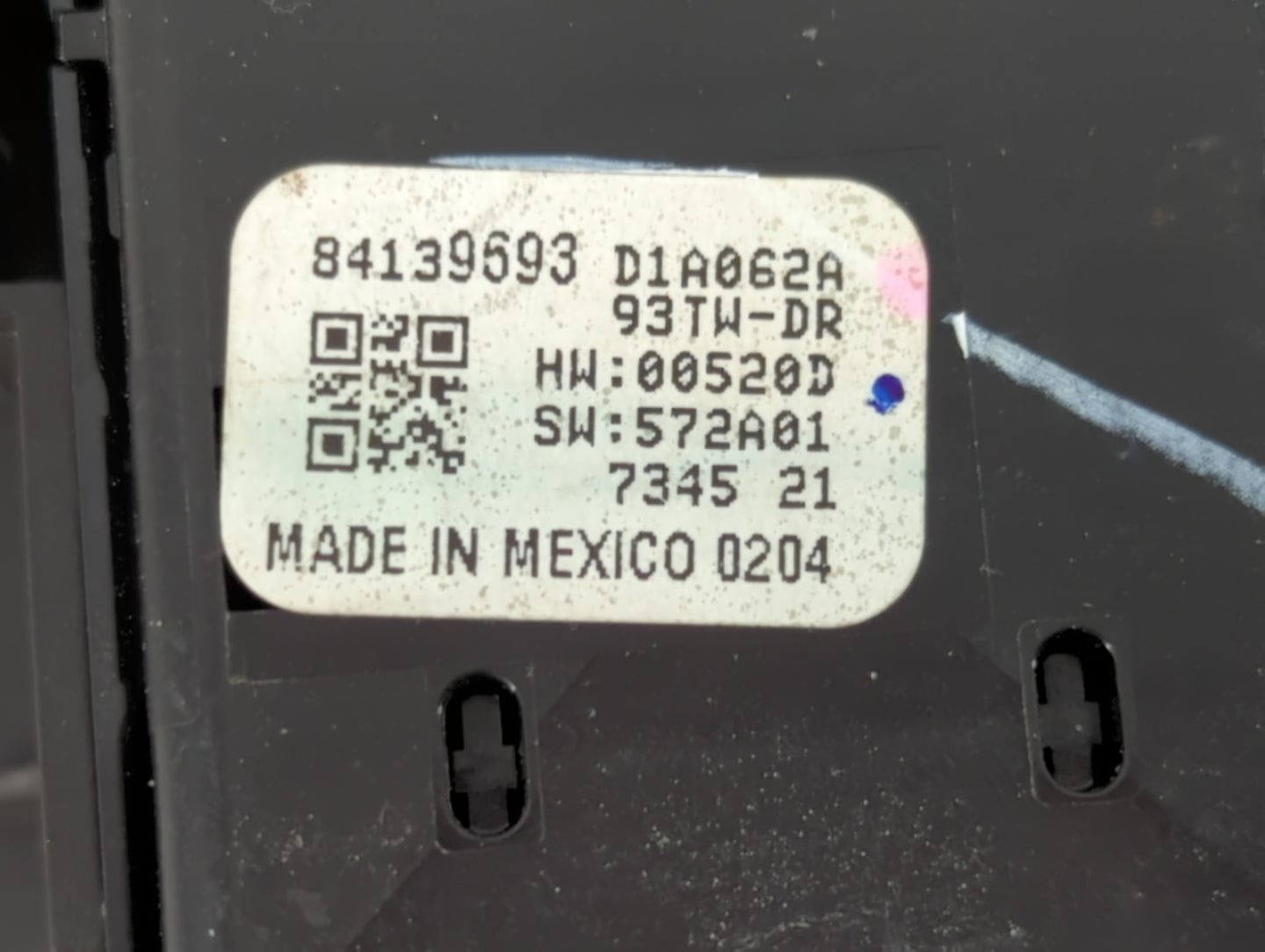 2018 Gmc Terrain Master Power Window Switch Replacement Driver Side Left P/N:84139693 Fits Fits 2016 2017 2019 2020 2021 202