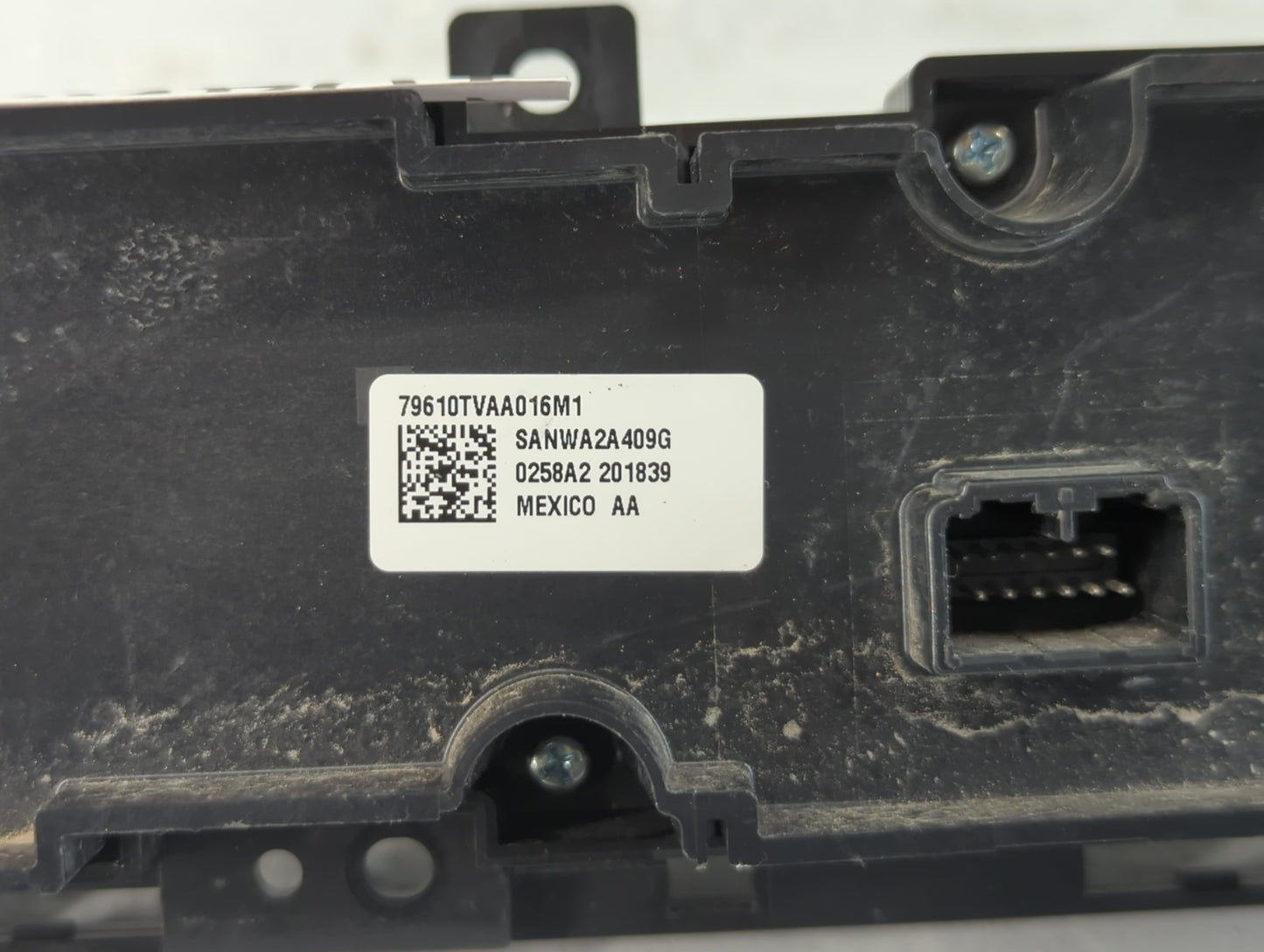 2018-2020 Honda Accord Climate Control Module Temperature AC/Heater Replacement P/N:79610TVAA016M1 Fits Fits 2018 2019 2020 