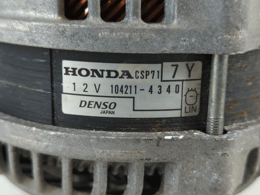 2018-2022 Honda Accord Alternator Replacement Generator Charging Assembly Engine OEM P/N:104211-4340 Fits OEM Used Auto Parts