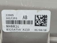 2018 Honda Accord Overhead Roof Console 1092694 - Oemusedautoparts1.com