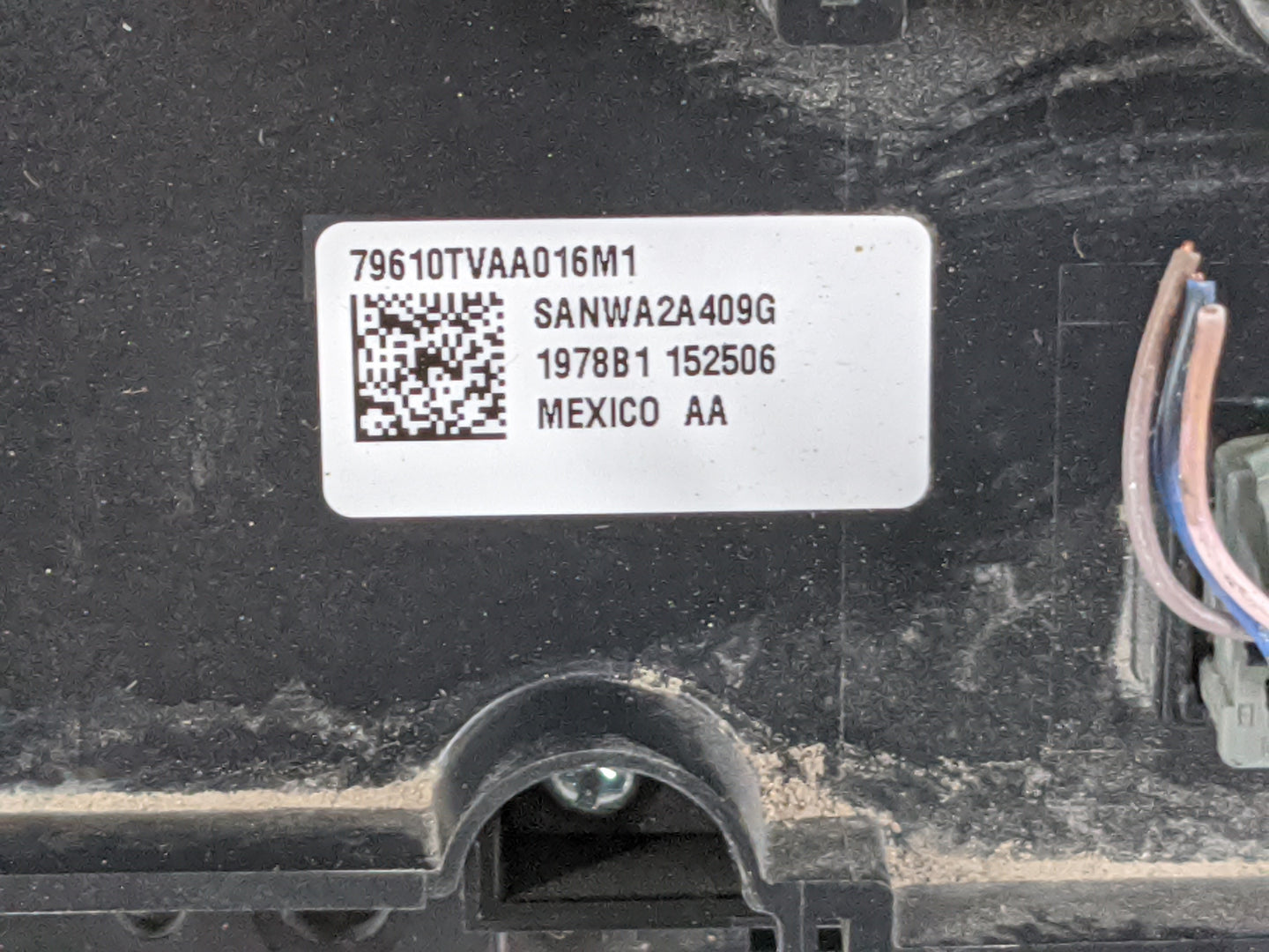 2018-2020 Honda Accord Climate Control Module Temperature AC/Heater Replacement P/N:79610TVAA016M1 Fits Fits 2018 2019 2020 