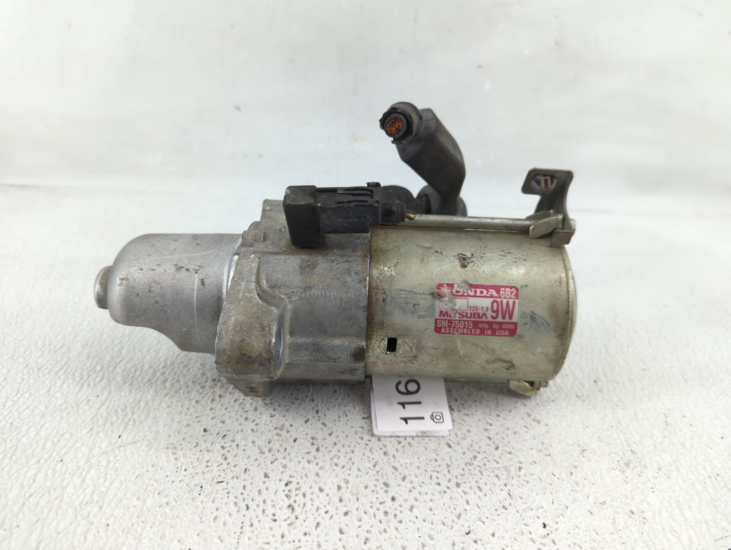 2018-2022 Honda Accord Car Starter Motor Solenoid OEM P/N:SM-75015 Fits Fits 2018 2019 2020 2021 2022 OEM Used Auto Parts - 