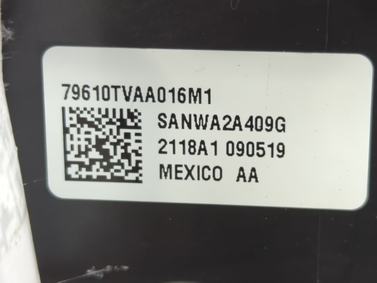 2018-2020 Honda Accord Climate Control Module Temperature AC/Heater Replacement P/N:79610TVAA016M1 Fits Fits 2018 2019 2020 