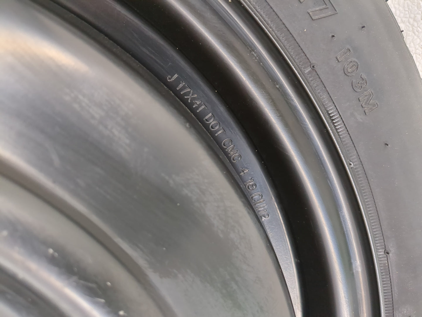 2016-2022 Honda Accord Spare Donut Tire Wheel Rim Oem - Oemusedautoparts1.com