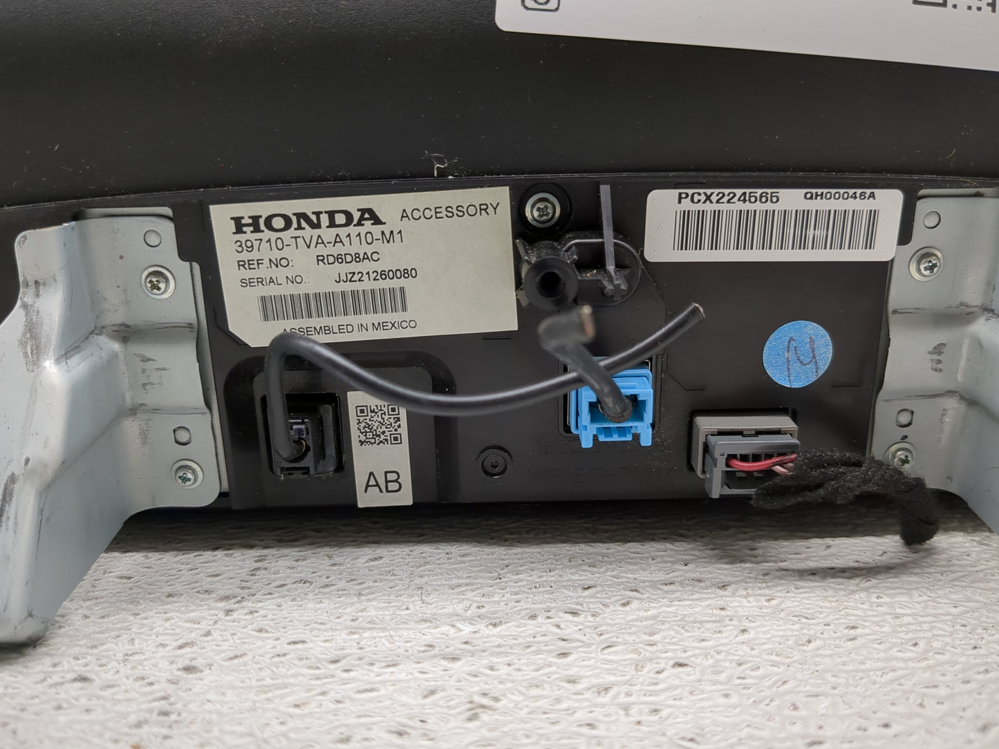 2018-2022 Honda Accord Information Display Screen - Oemusedautoparts1.com
