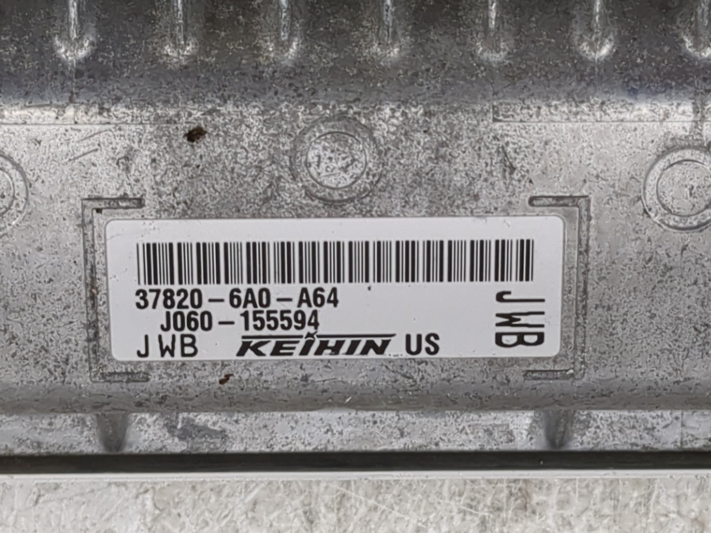 2018-2020 Honda Accord PCM Engine Control Computer ECU ECM PCU OEM P/N:37820-6A0-A64 Fits Fits 2018 2019 2020 OEM Used Auto 
