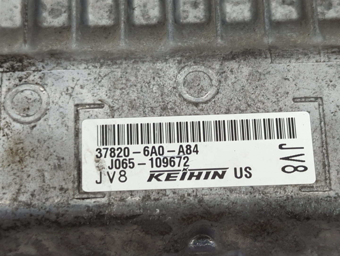 2018-2020 Honda Accord PCM Engine Control Computer ECU ECM PCU OEM P/N:37820-6A0-A84 Fits Fits 2018 2019 2020 OEM Used Auto 