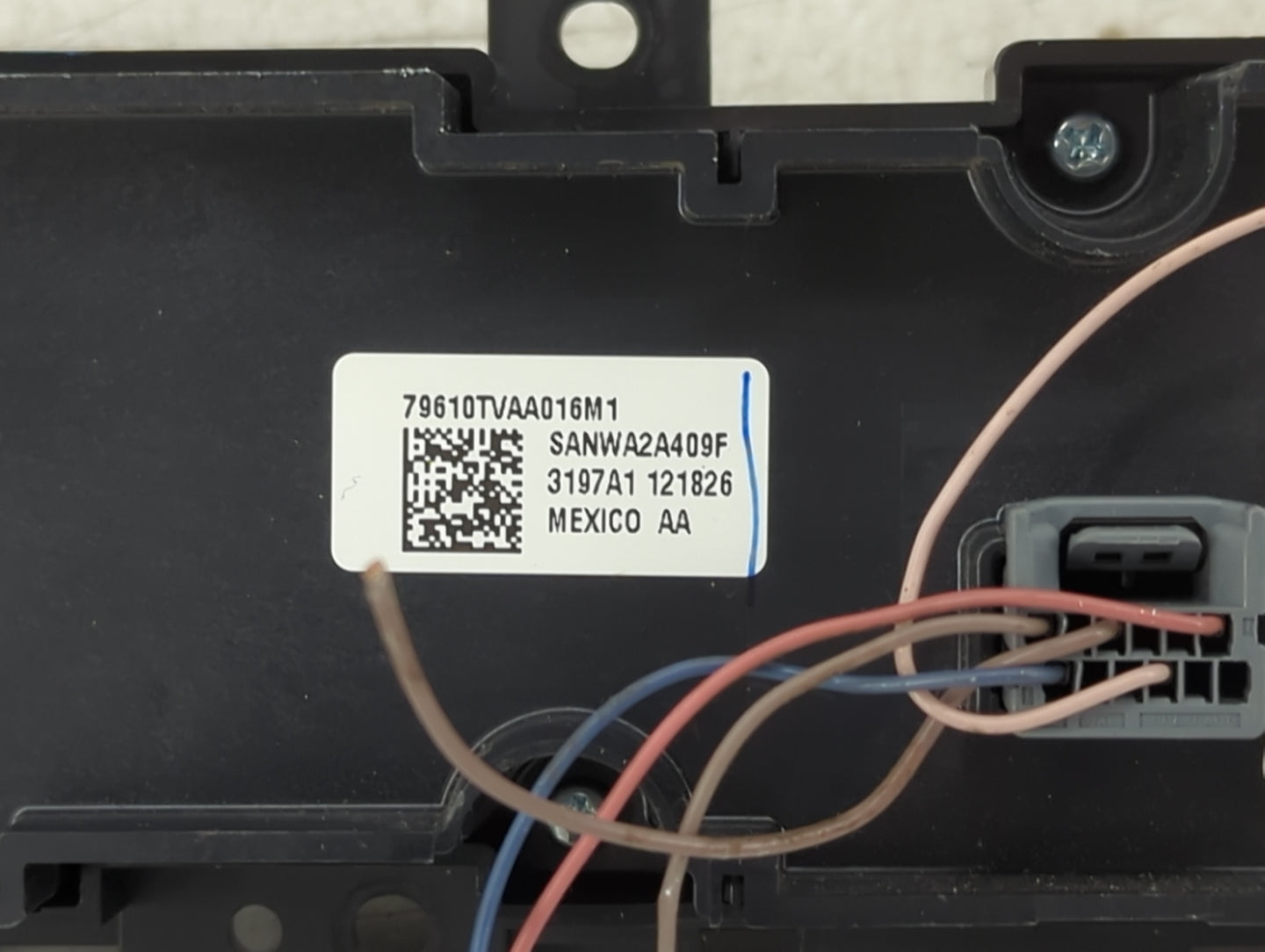 2018-2020 Honda Accord Climate Control Module Temperature AC/Heater Replacement P/N:79610TVAA016M1 Fits Fits 2018 2019 2020 
