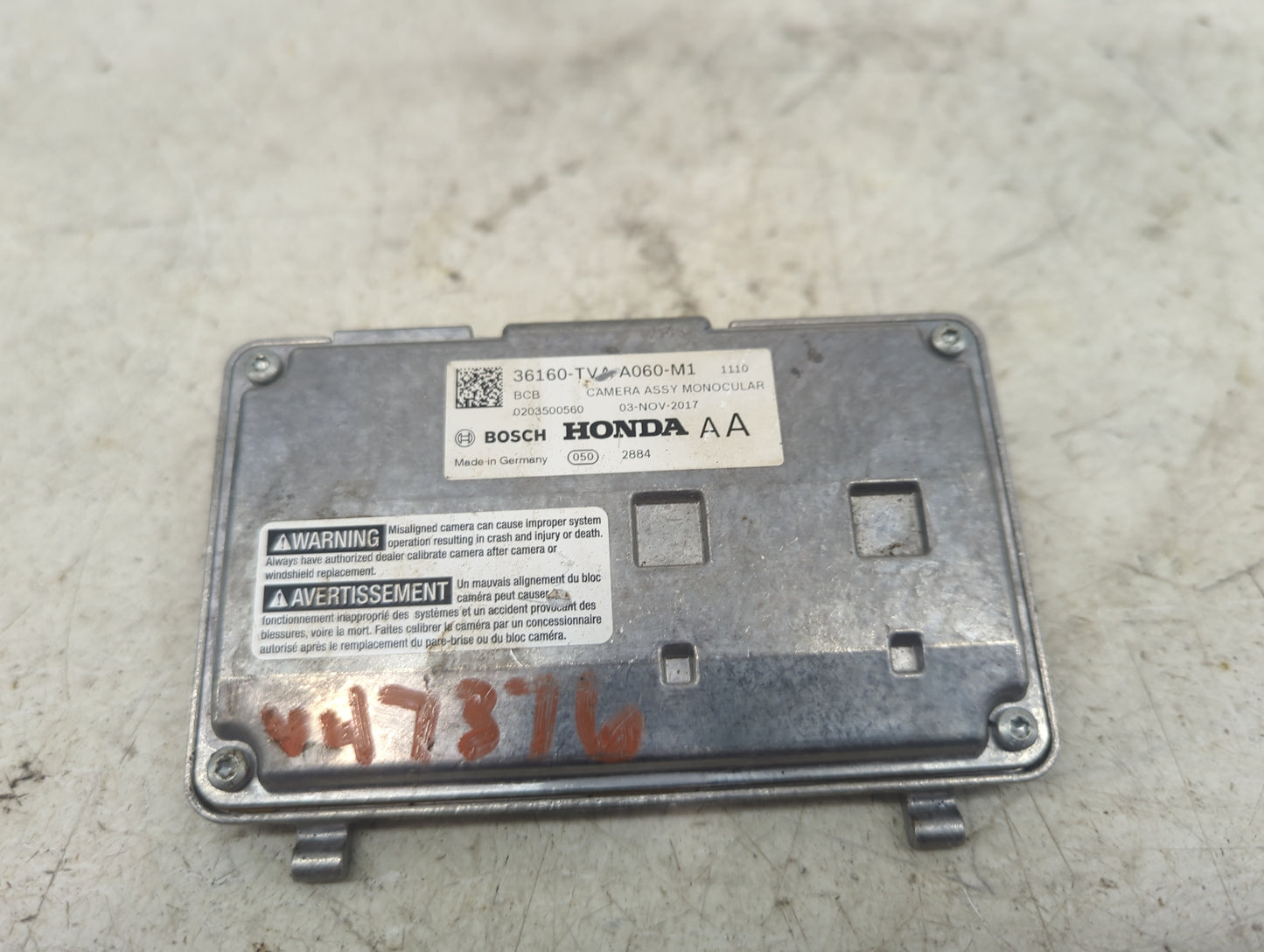 2018 Honda Accord Backup Camera Or Backup Sensor - Oemusedautoparts1.com