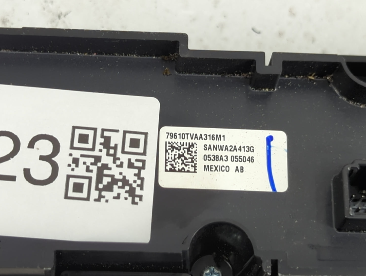 2018-2020 Honda Accord Climate Control Module Temperature AC/Heater Replacement P/N:79610TVAA316M1 SANWA2A413G Fits OEM Used