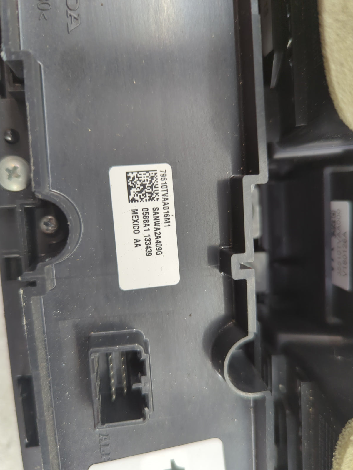 2018-2020 Honda Accord Climate Control Module Temperature AC/Heater Replacement P/N:79610TVAA016M1 SANWA2A409G Fits OEM Used
