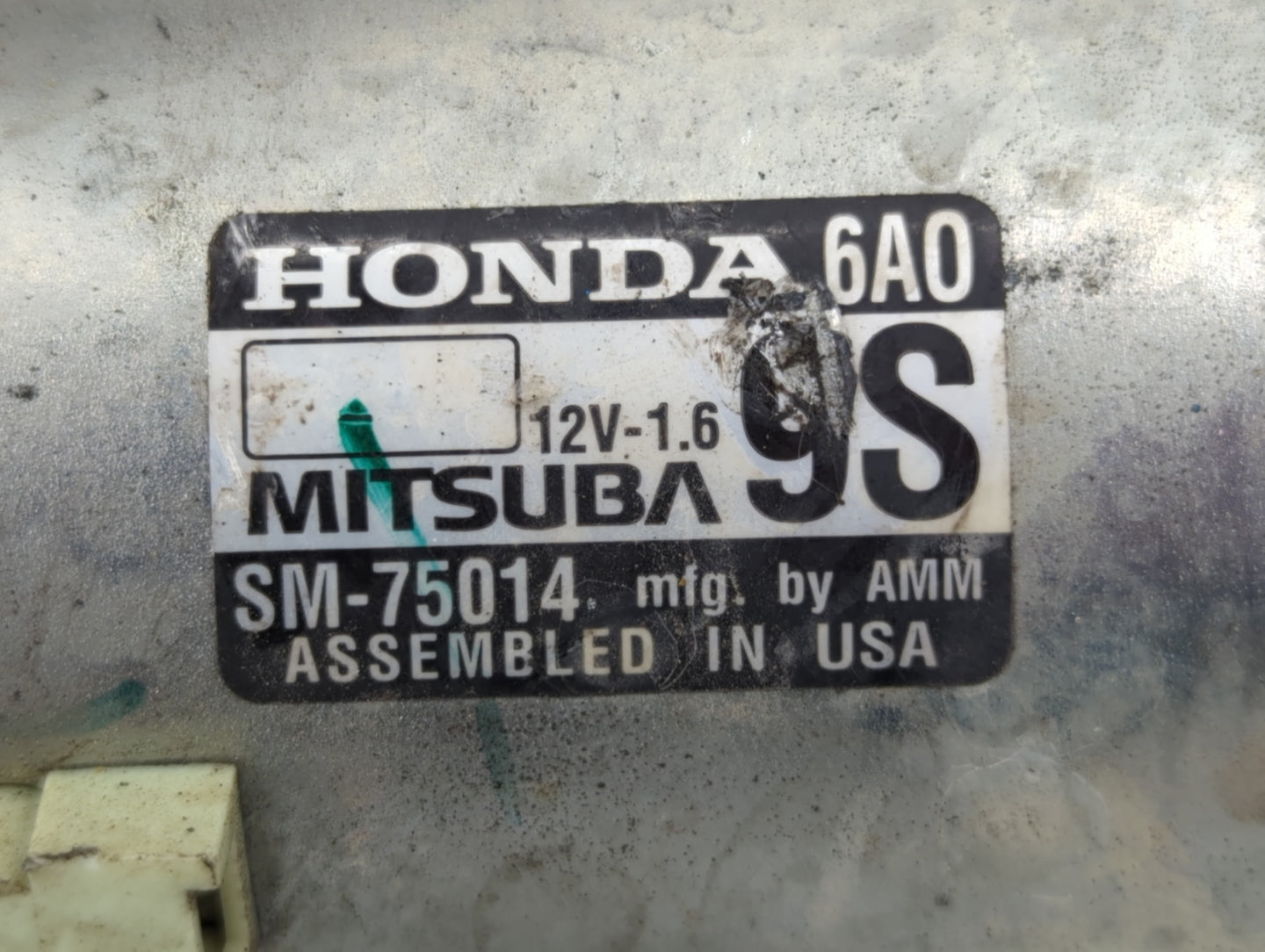 2018-2020 Honda Accord Car Starter Motor Solenoid OEM P/N:SM-75014 Fits Fits 2018 2019 2020 OEM Used Auto Parts - Oemusedaut