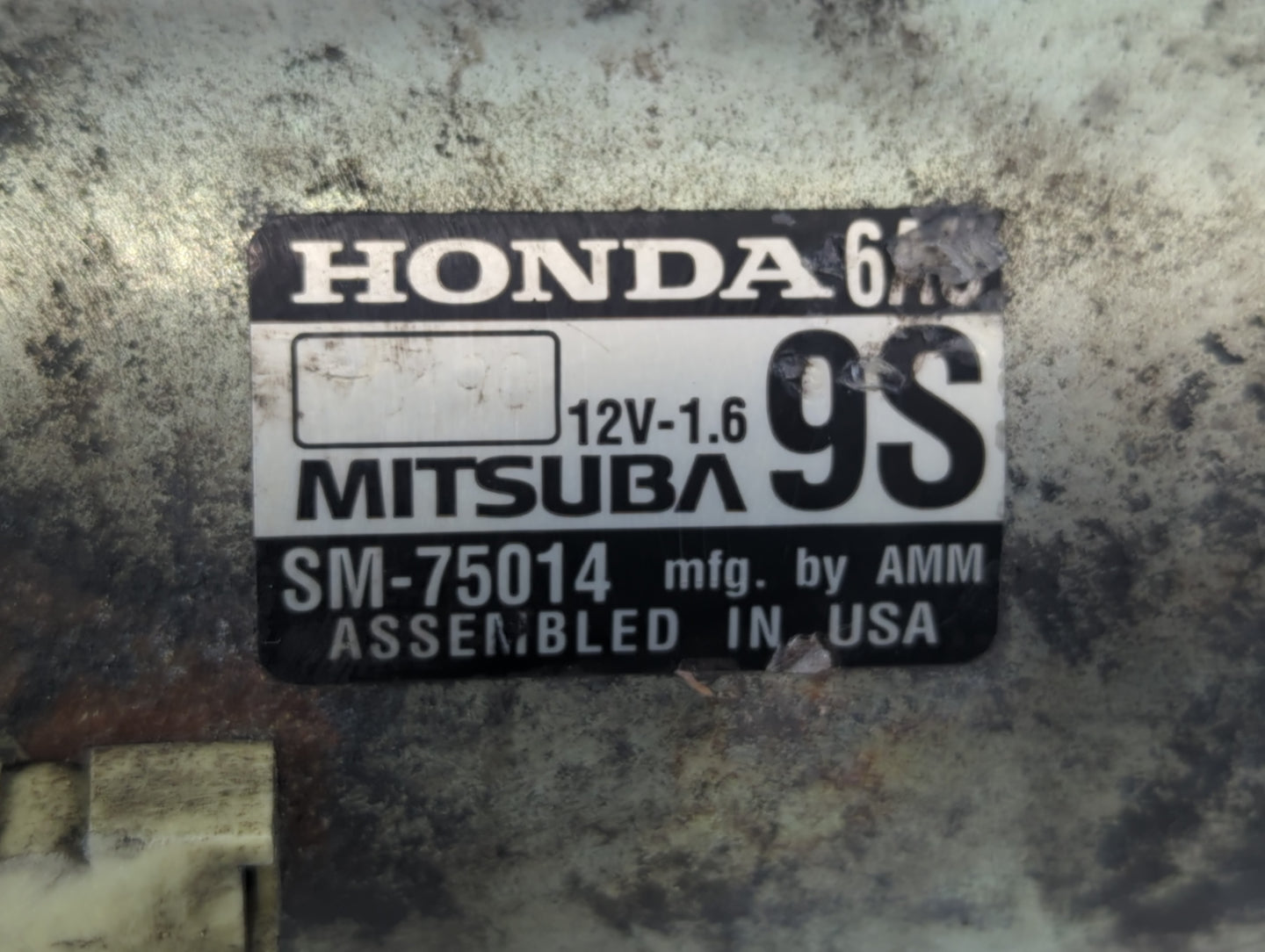 2018-2020 Honda Accord Car Starter Motor Solenoid OEM P/N:SM-75014 Fits Fits 2018 2019 2020 OEM Used Auto Parts - Oemusedaut