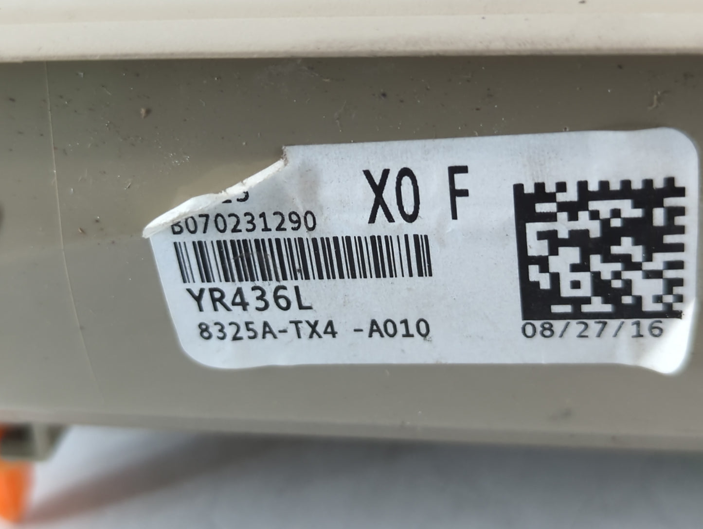 2018 Honda Accord Overhead Roof Console 738666 - Oemusedautoparts1.com