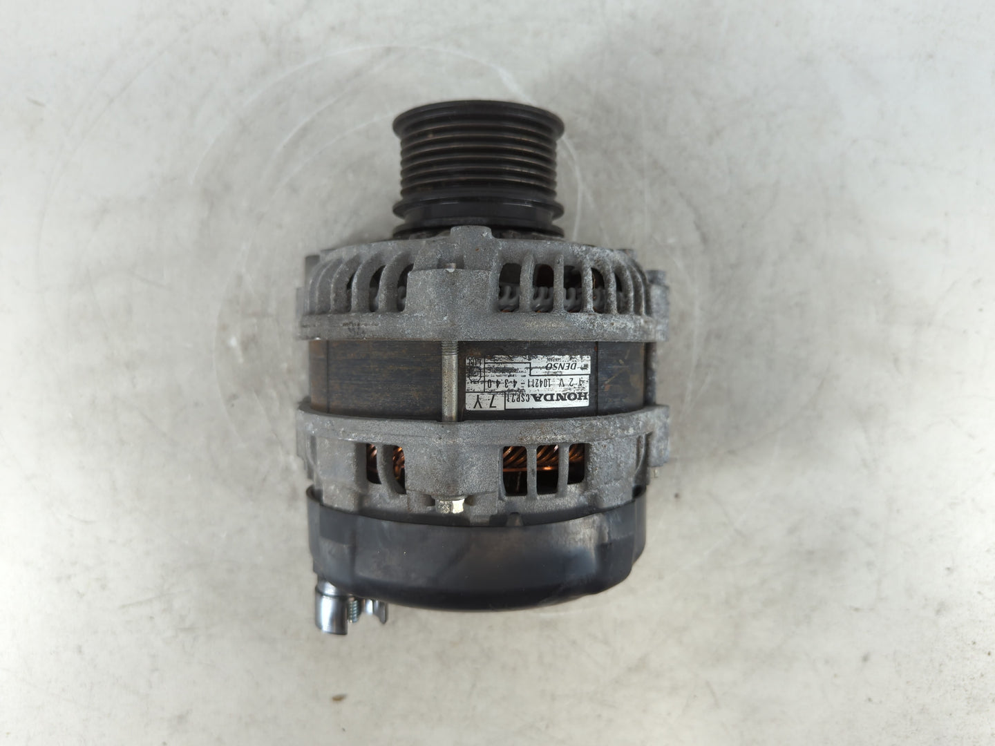 2018-2022 Honda Accord Alternator Replacement Generator Charging Assembly Engine OEM P/N:104211-4340 Fits OEM Used Auto Part