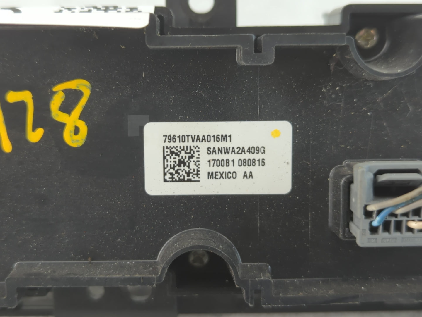 2018-2020 Honda Accord Climate Control Module Temperature AC/Heater Replacement P/N:0518A3 033903 79610TVAA016M1 Fits OEM Us