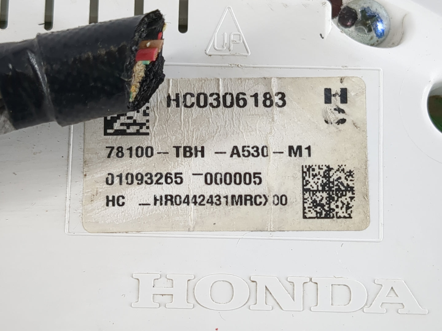 2016-2018 Honda Civic Instrument Cluster Speedometer Gauges P/N:78100-TBH-A530-M1 Fits Fits 2016 2018 OEM Used Auto Parts - 