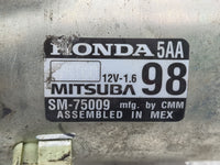 2016-2017 Honda Civic Car Starter Motor Solenoid OEM P/N:SM-75009 Fits Fits 2016 2017 2020 OEM Used Auto Parts - Oemusedauto