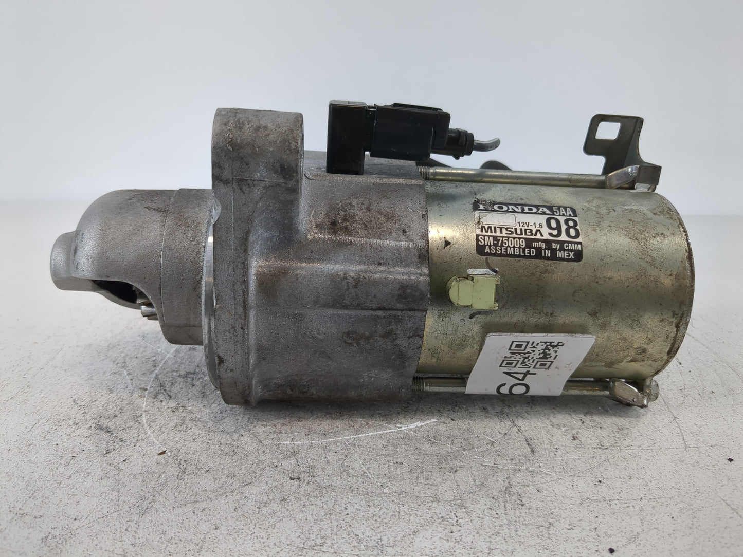 2016-2017 Honda Civic Car Starter Motor Solenoid OEM P/N:SM-75009 Fits Fits 2016 2017 2020 OEM Used Auto Parts - Oemusedauto
