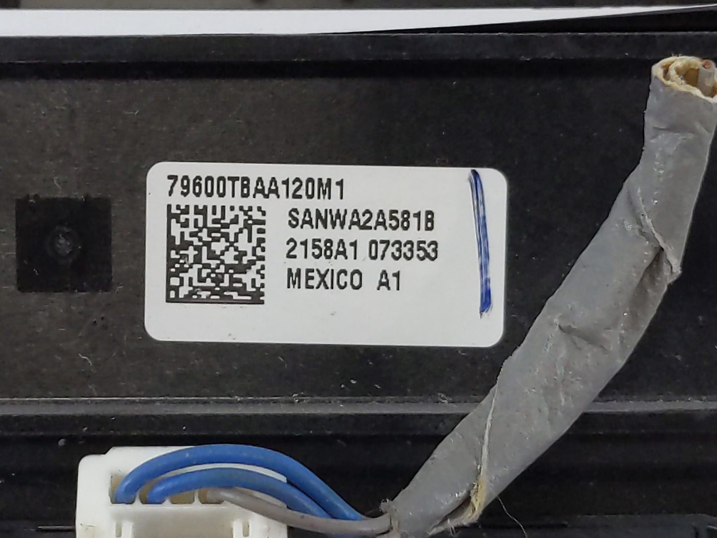 2016-2018 Honda Civic Climate Control Module Temperature AC/Heater Replacement P/N:79600TBAA120M1 Fits Fits 2016 2017 2018 O