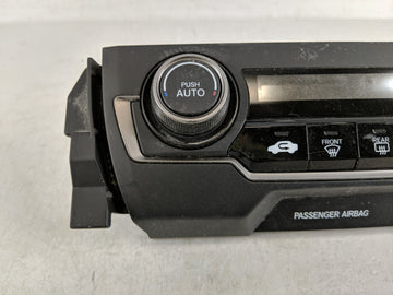 2017-2018 Honda Civic Climate Control Module Temperature AC/Heater Replacement P/N:79600TGGA110M1 Fits Fits 2017 2018 OEM Used Auto Parts