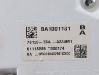 2016-2018 Honda Civic Instrument Cluster Speedometer Gauges P/N:78100-TBA-A330M1 Fits Fits 2016 2017 2018 OEM Used Auto Part