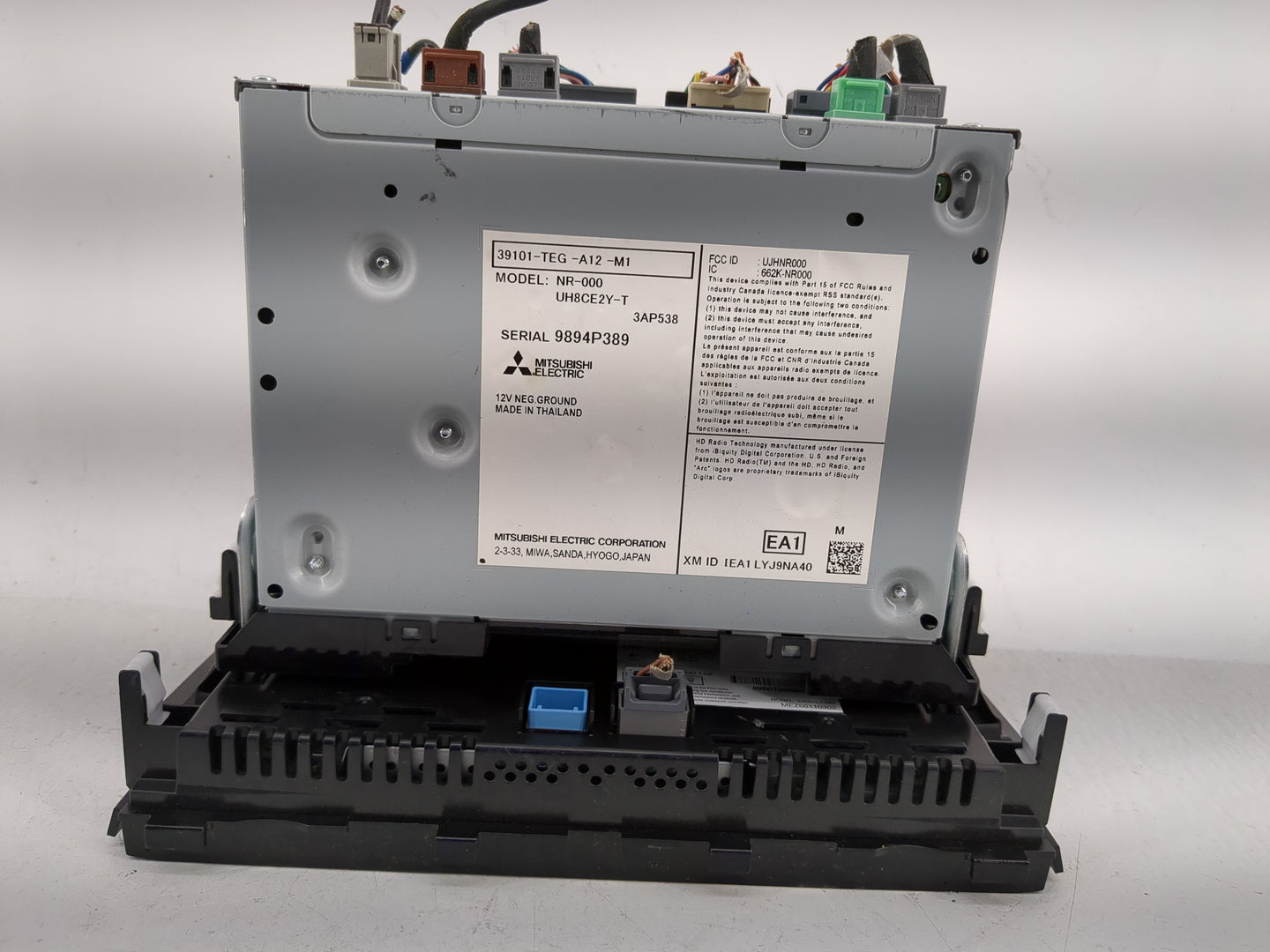 2018 Honda Civic Radio AM FM Cd Player Receiver Replacement P/N:39101-TEG-A12-M1 Fits OEM Used Auto Parts - Oemusedautoparts