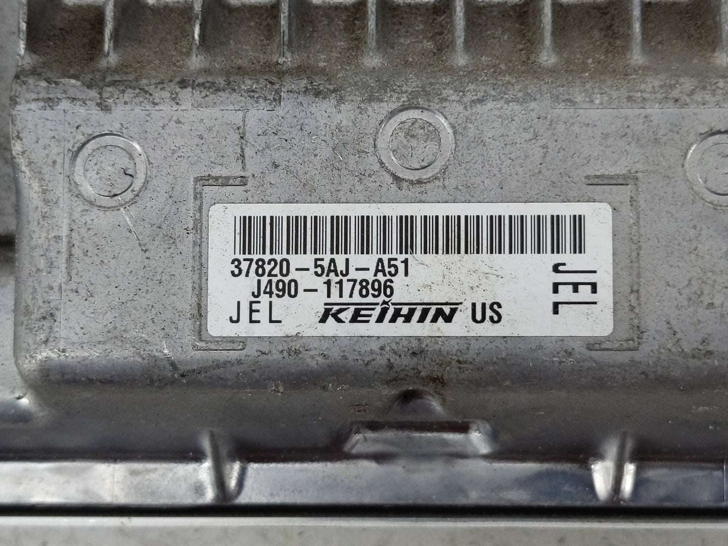 2018 Honda Civic PCM Engine Control Computer ECU ECM PCU OEM P/N:37820-5AJ-A51 Fits OEM Used Auto Parts - Oemusedautoparts1.
