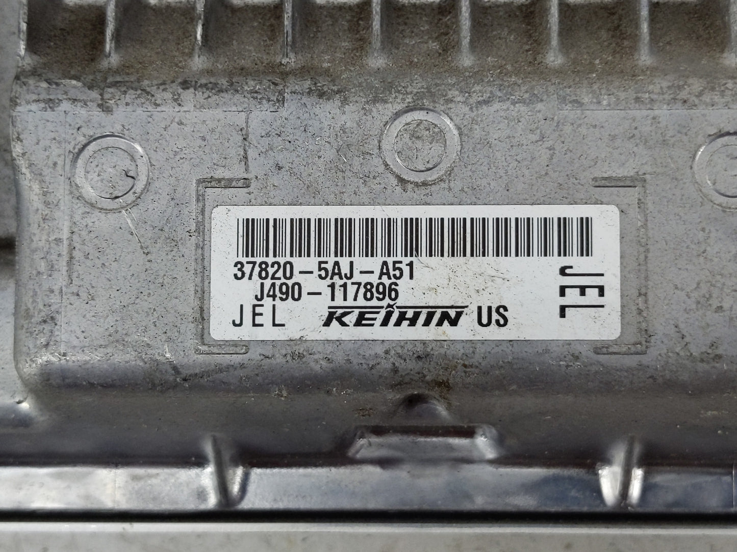 2018 Honda Civic PCM Engine Control Computer ECU ECM PCU OEM P/N:37820-5AJ-A51 Fits OEM Used Auto Parts - Oemusedautoparts1.