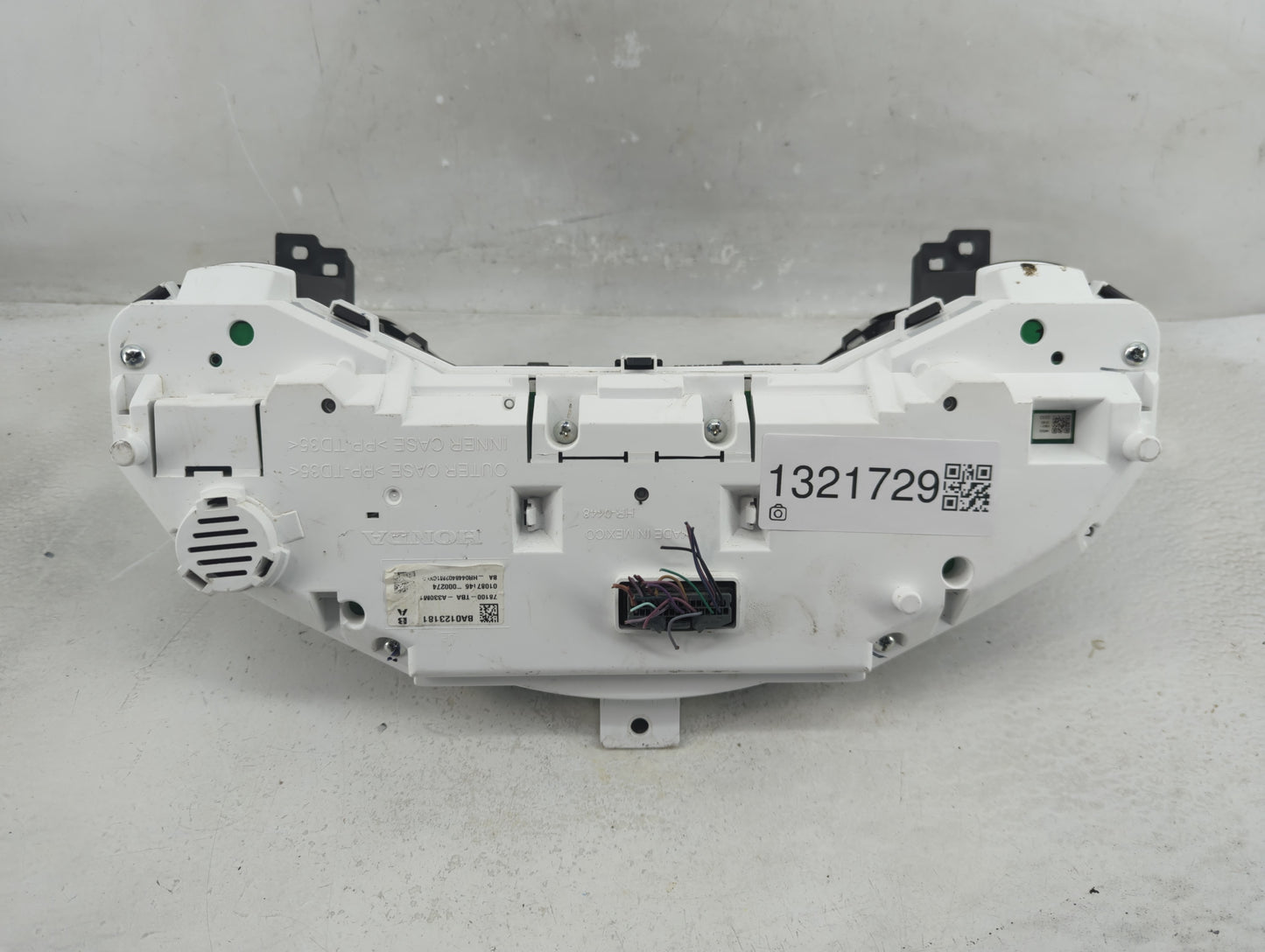 2018 Honda Civic Instrument Cluster Speedometer Gauges P/N:78100-TBA-A330M1 Fits OEM Used Auto Parts - Oemusedautoparts1.com