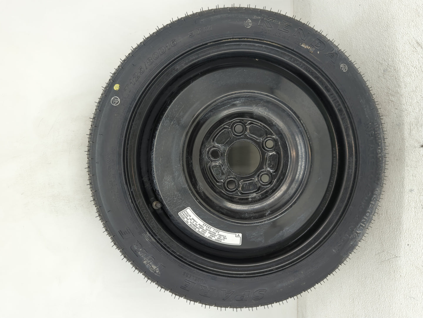 2016-2021 Honda Civic Spare Donut Tire Wheel Rim Oem - Oemusedautoparts1.com