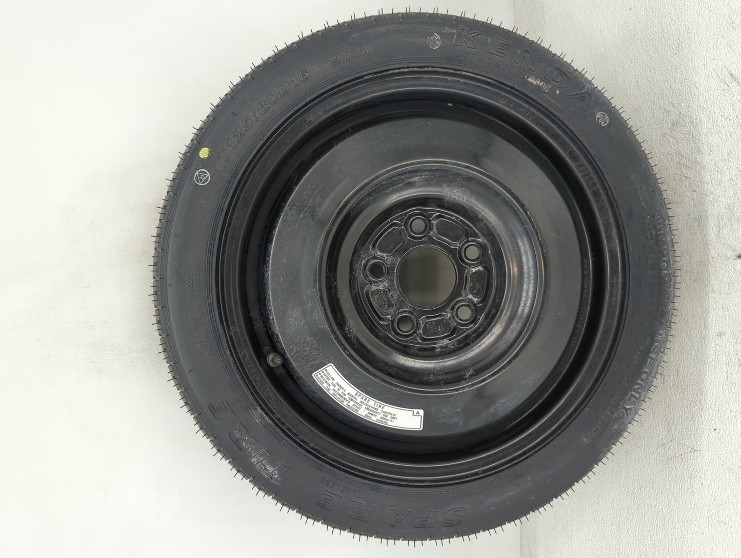 2016-2021 Honda Civic Spare Donut Tire Wheel Rim Oem - Oemusedautoparts1.com