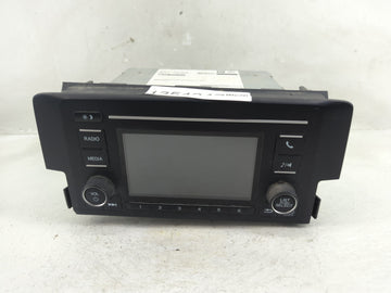 2018 Honda Civic Radio AM FM Cd Player Receiver Replacement P/N:39100-TBA-A21 39100-TBA-A22 Fits OEM Used Auto Parts - Oemus