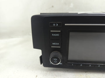 2018 Honda Civic Radio AM FM Cd Player Receiver Replacement P/N:39100-TBA-A21 39100-TBA-A22 Fits OEM Used Auto Parts