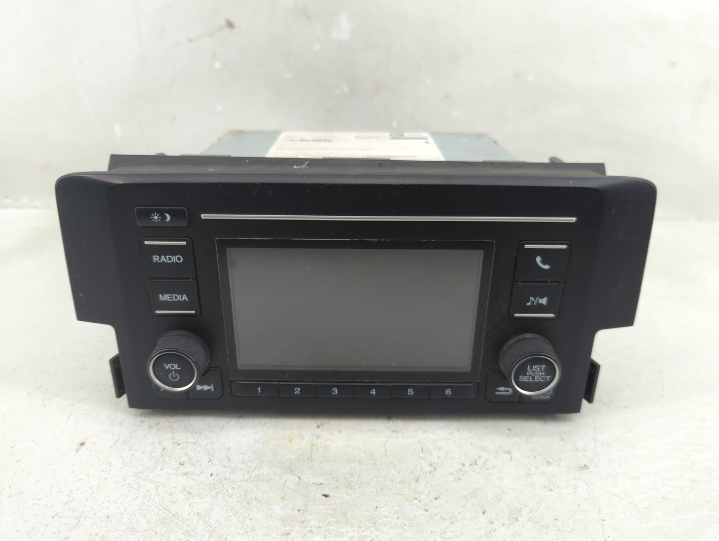 2018 Honda Civic Radio AM FM Cd Player Receiver Replacement P/N:39100-TBA-A21 39100-TBA-A22 Fits OEM Used Auto Parts - Oemus