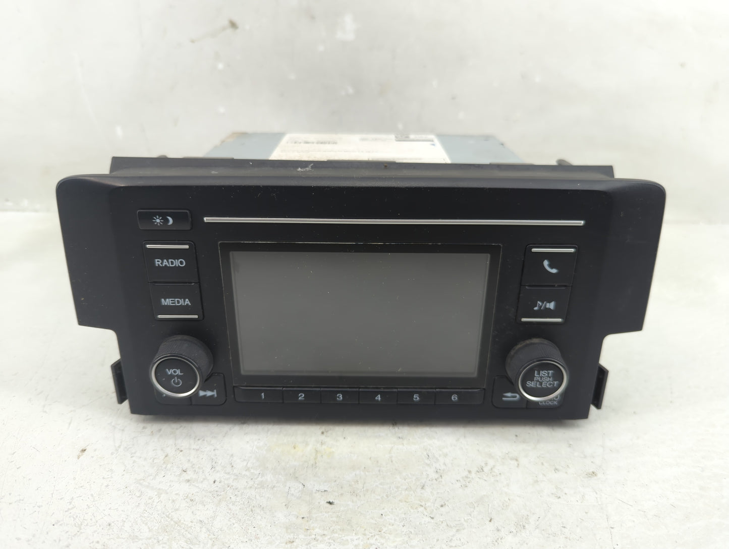 2018 Honda Civic Radio AM FM Cd Player Receiver Replacement P/N:39100-TBA-A21 39100-TBA-A22 Fits OEM Used Auto Parts - Oemus