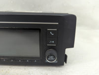 2018 Honda Civic Radio AM FM Cd Player Receiver Replacement P/N:39100-TBA-A21 39100-TBA-A22 Fits OEM Used Auto Parts - Oemus