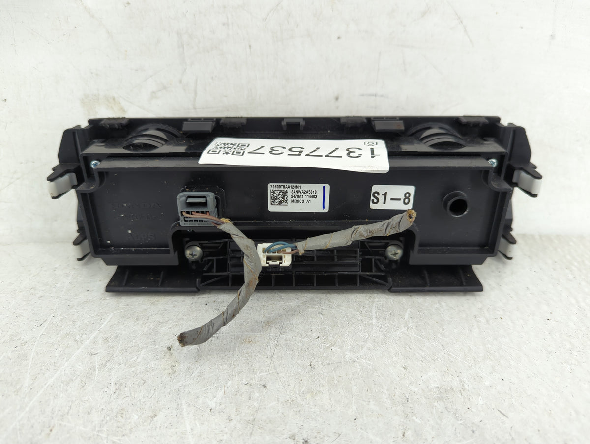 2016-2021 Honda Civic Climate Control Module Temperature AC/Heater Replacement P/N:79600TBAA120M1 Fits OEM Used Auto Parts -